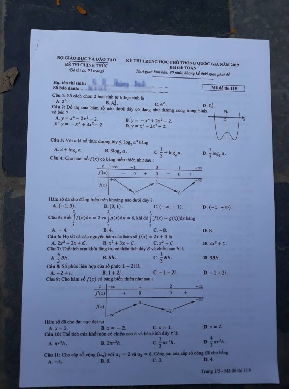 de-thi-va-dap-an-mon-toan-thpt-quoc-gia-2019-ma-de-119