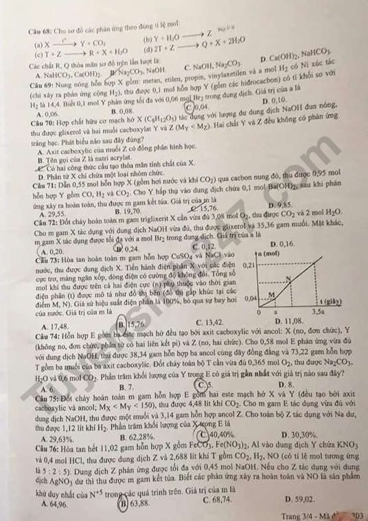 de-thi-va-dap-an-mon-hoa-thpt-quoc-gia-2019-ma-de-203