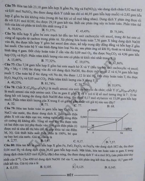 de-thi-va-dap-an-mon-hoa-thpt-quoc-gia-2019-ma-de-207