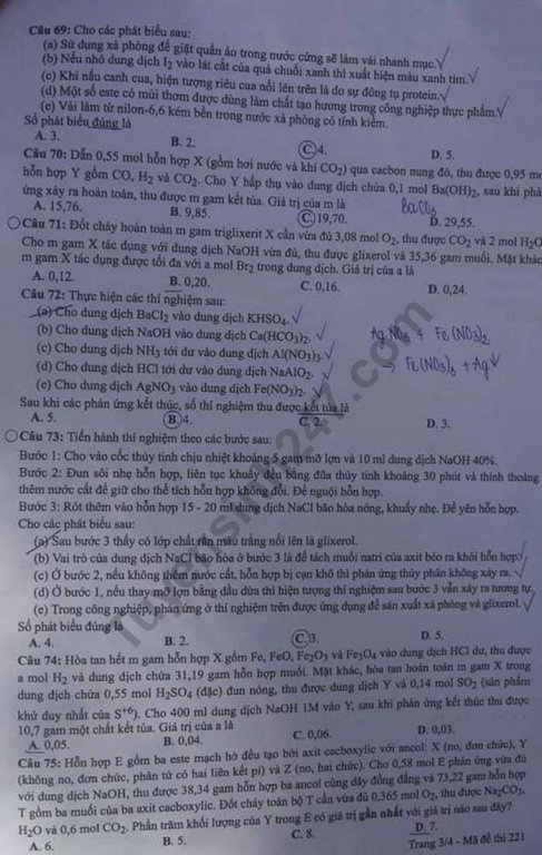 de-thi-va-dap-an-mon-hoa-thpt-quoc-gia-2019-ma-de-221