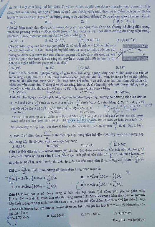 de-thi-va-dap-an-mon-ly-thpt-quoc-gia-2019-ma-de-213