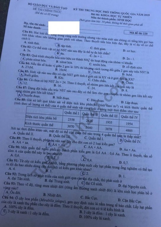 de-thi-va-dap-an-mon-sinh-thpt-quoc-gia-2019-ma-de-220