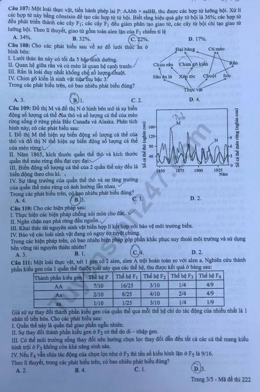 de-thi-va-dap-an-mon-sinh-thpt-quoc-gia-2019-ma-de-222