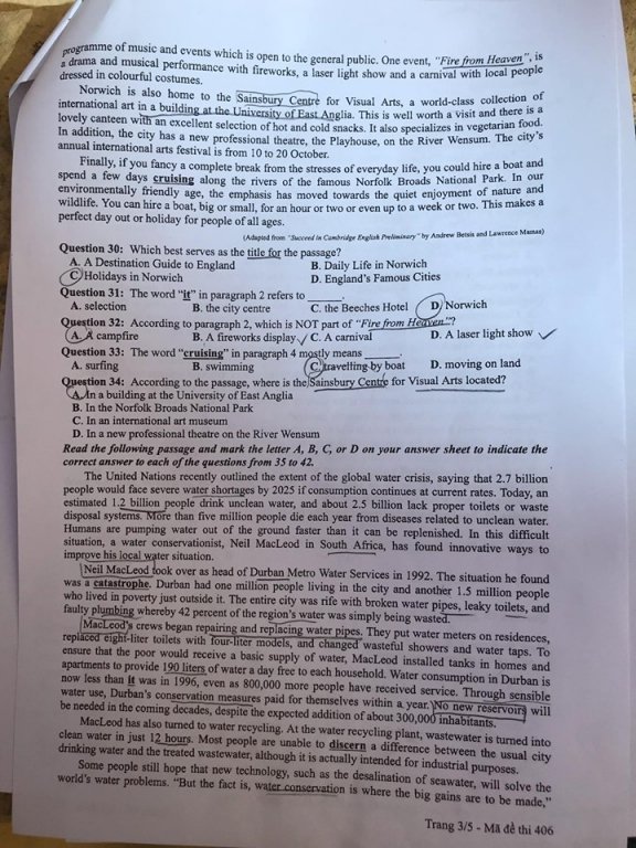 de-thi-va-dap-an-mon-tieng-anh-thpt-quoc-gia-2019-ma-de-406