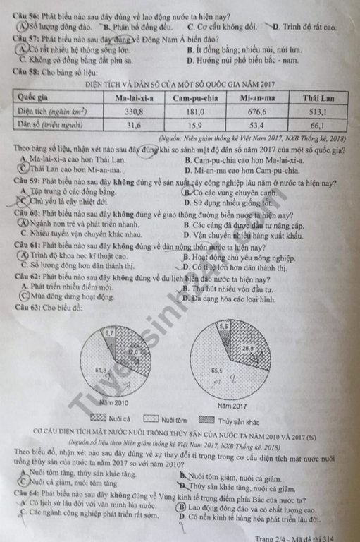 de-thi-va-dap-an-mon-dia-ly-thpt-quoc-gia-2019-ma-de-314