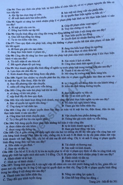 de-thi-va-dap-an-mon-giao-duc-cong-dan-thpt-quoc-gia-2019-ma-de-309