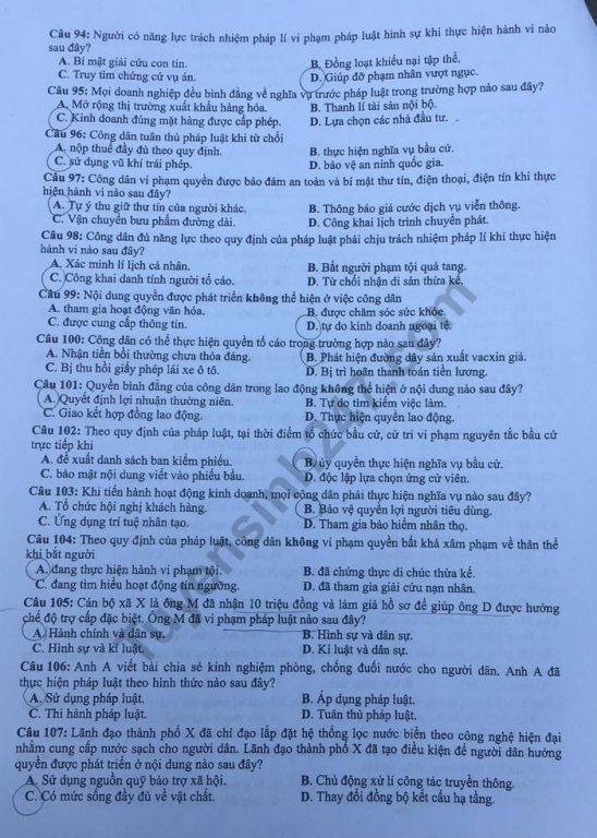 de-thi-va-dap-an-mon-giao-duc-cong-dan-thpt-quoc-gia-2019-ma-de-315
