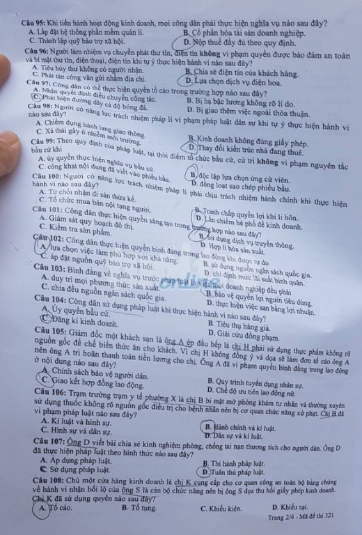 de-thi-va-dap-an-mon-giao-duc-cong-dan-thpt-quoc-gia-2019-ma-de-321