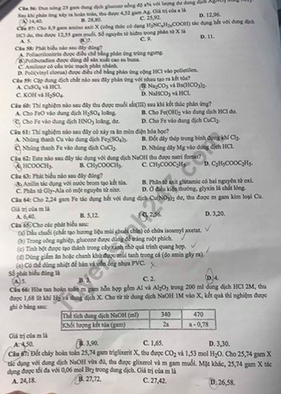de-thi-va-dap-an-mon-hoa-thpt-quoc-gia-2019-ma-de-208