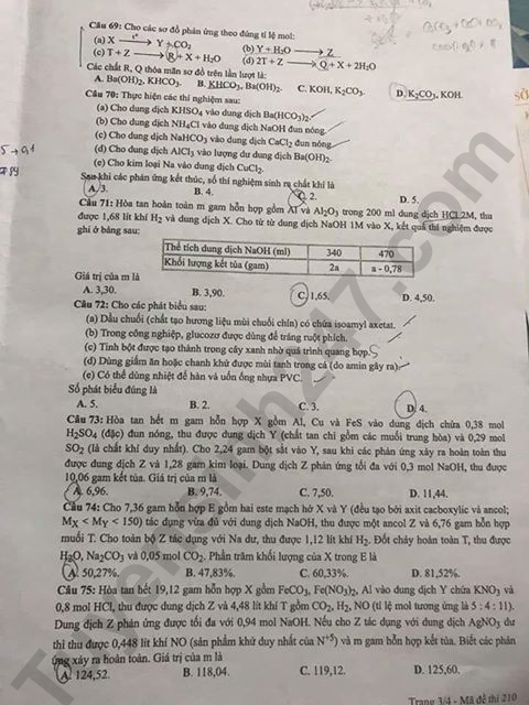 de-thi-va-dap-an-mon-hoa-thpt-quoc-gia-2019-ma-de-210