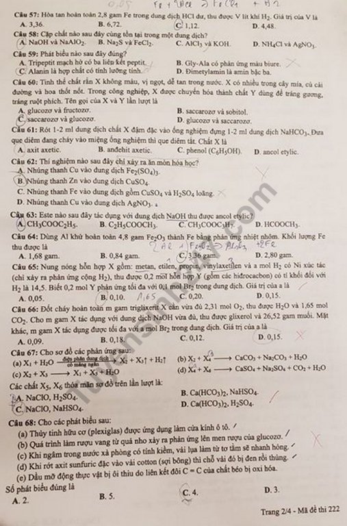de-thi-va-dap-an-mon-hoa-thpt-quoc-gia-2019-ma-de-222