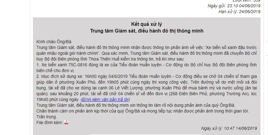thua-thien-hue-cong-khai-phan-anh-lien-quan-den-su-dung-xe-cong-sai-muc-dich