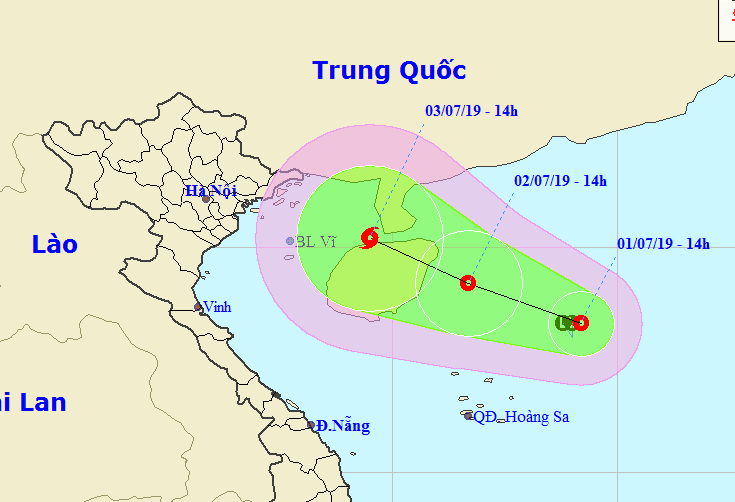 Áp thấp có thể mạnh lên thành bão, giật cấp 11 hướng vào Bắc Bộ - Ảnh 1. Áp thấp có thể mạnh lên thành bão, giật cấp 11 hướng vào Bắc Bộ - Ảnh 1.