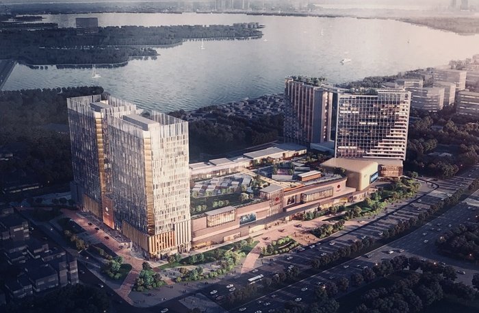 Phối cảnh mới của dự án Lotte Mall Hà Nội.
