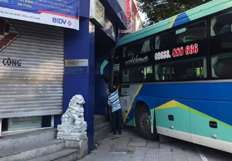 Hiện trường vụ tai nạn.