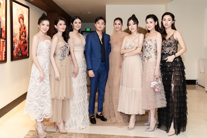 Quốc Trường hội ngộ dàn Hoa hậu, Á hậu trong sự kiện.