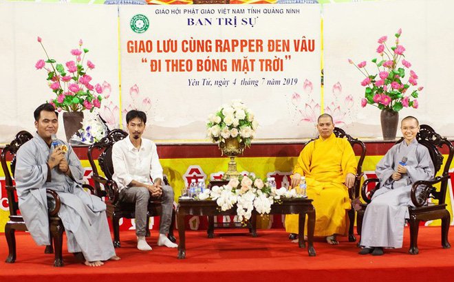 Đen Vâu hát rap tại chùa Yên Tử, nhà sư khen 
