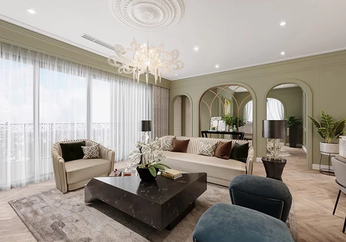 Mạnh Trường hè lộ căn hộ cao cấp mua tặng vợ hồi Valentine 2019. Nam diễn viên 
