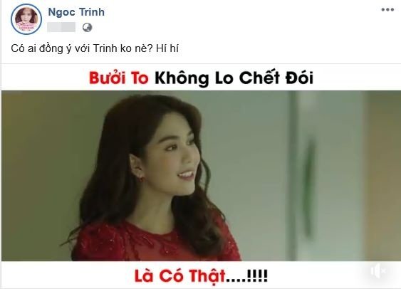 Ngọc Trinh lại gây tranh cãi với phát ngôn: 