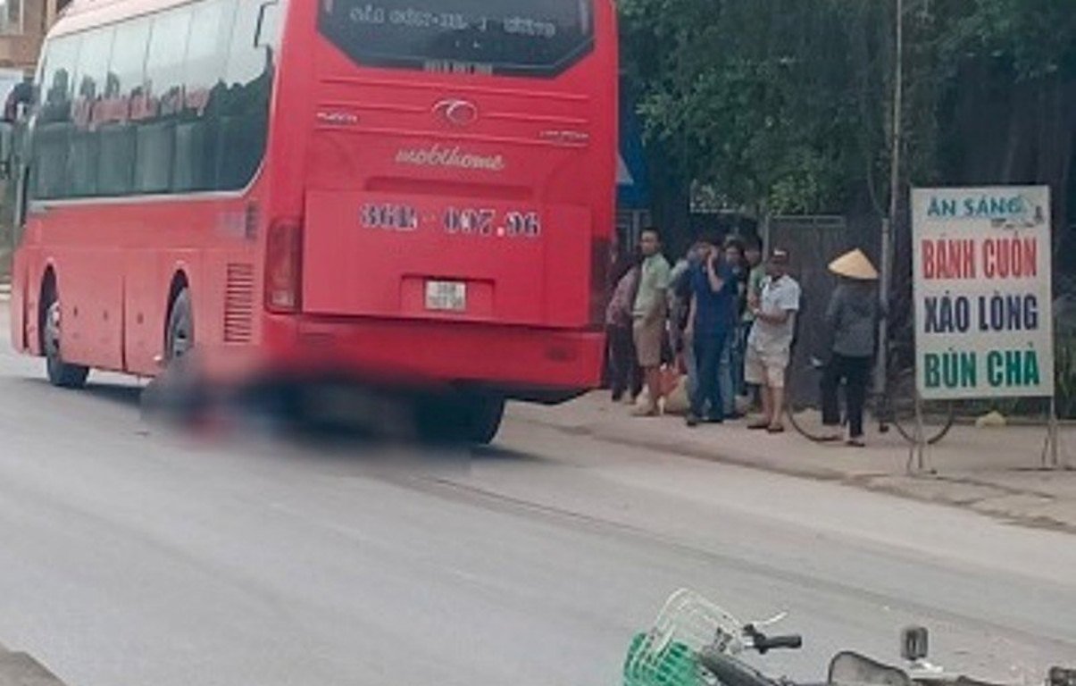 Hiện trường vụ tai nạn.