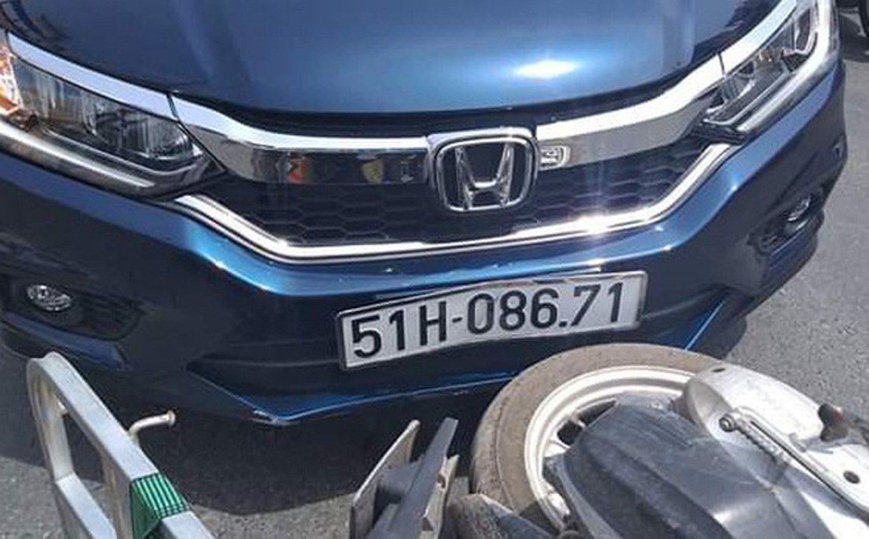 Hình ảnh chiếc ô tô đang được tìm kiếm.