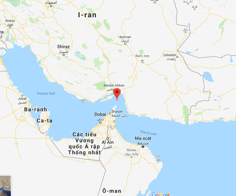 eo biển Hormuz