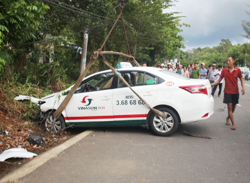 Hiện trường vụ tai nạn.