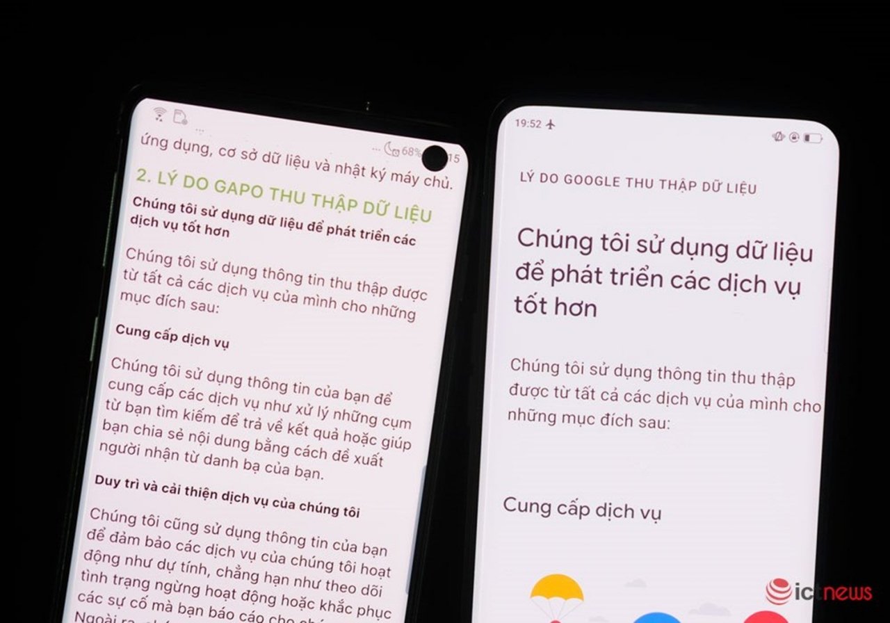 Gapo bị tố sao chép chính sách bảo mật của Google. (Ảnh: ictnews).