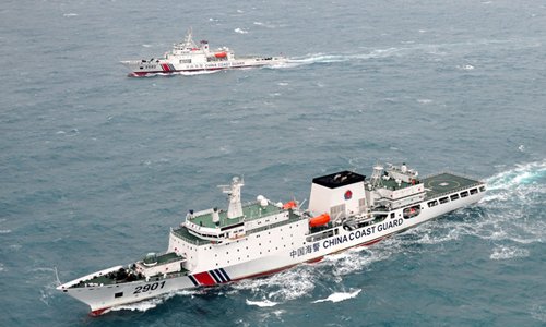 Các tàu của hải cảnh Trung Quốc. Ảnh: Manila Journo.