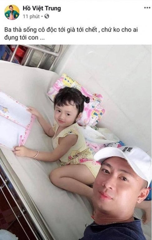 Hồ Việt Trung khẳng định thà sống cô độc đến già chứ không để ai làm tổn thương con gái mình. 
