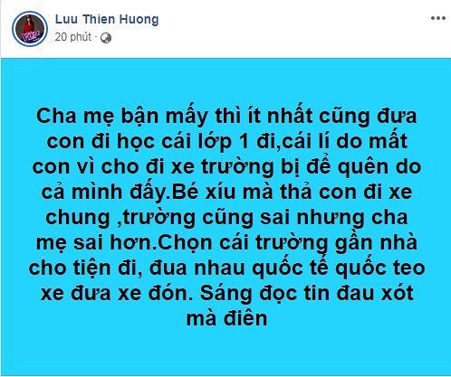 le-thuy-cong-khai-mang-luu-thien-huong-khi-thay-dan-chi-trach-moc-bo-me-be-trai-6-tuoi-tu-vong-vi-bi-quen-tren-xe-bus