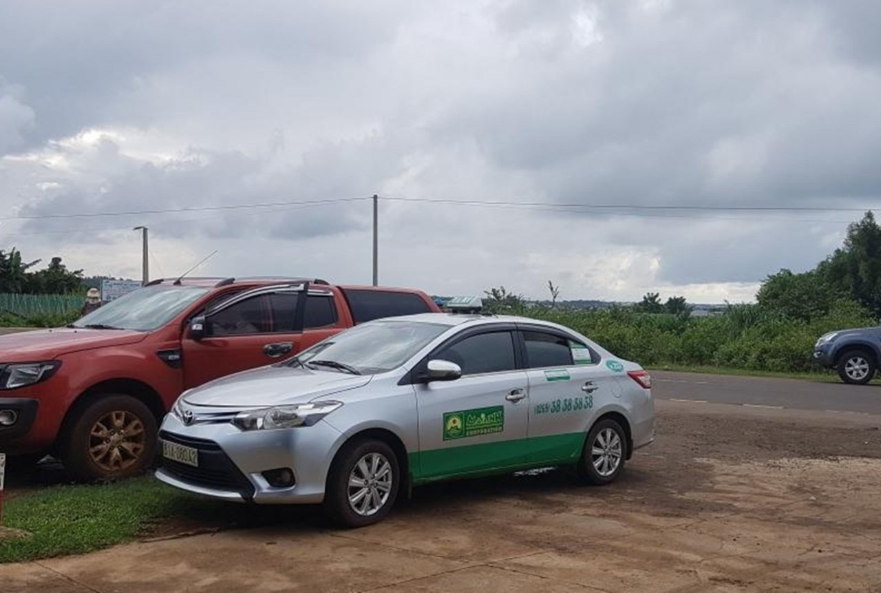 Chiếc taxi Mai Linh. (Ảnh: Báo Giao Thông).