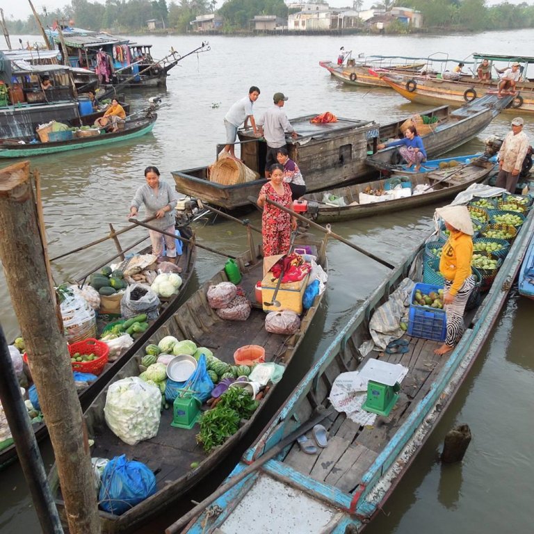 Lenh denh khap mien Tay song nuoc o nhung khu cho noi binh di hinh anh 5 