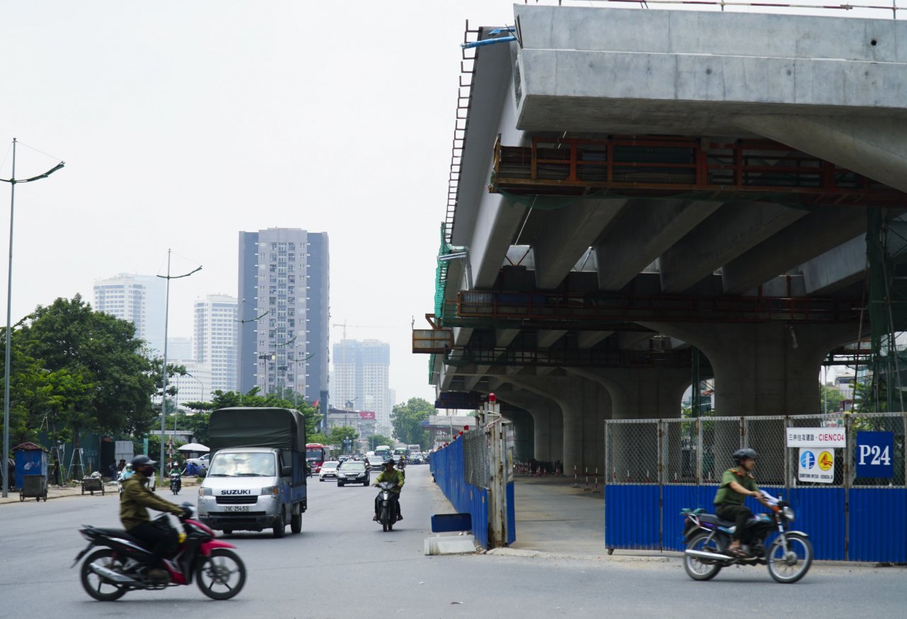 Toàn cảnh đại công trường đường 8.500 tỷ đồng ở cửa ngõ Hà Nội