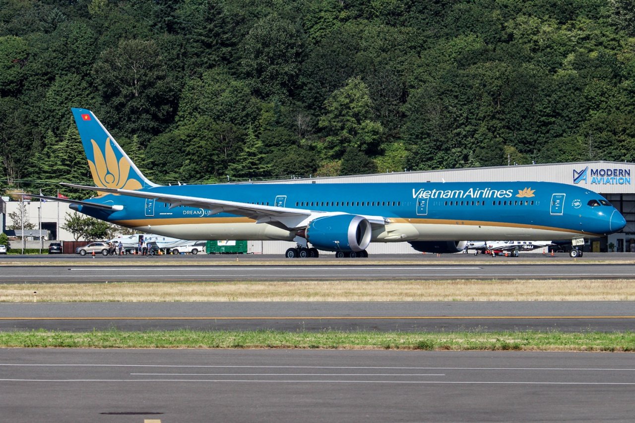 Hình ảnh Siêu máy bay Boeing 787-10 của Vietnam Airlines.