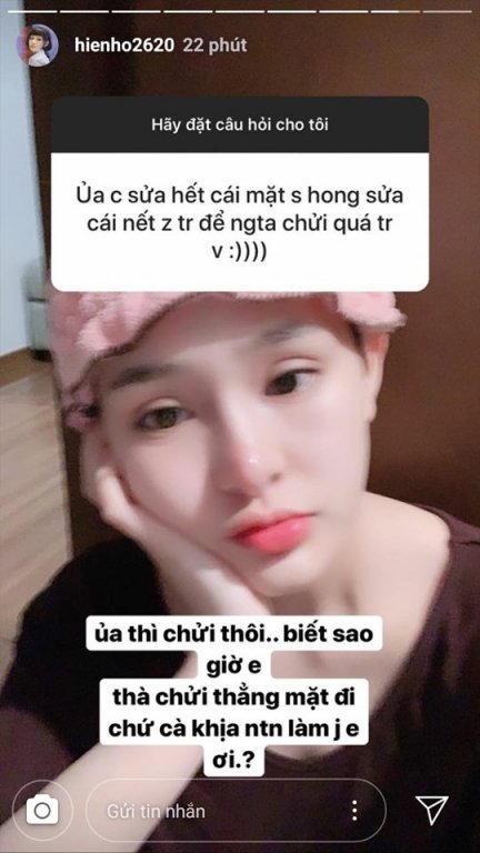 Hiền Hồ đáp trả thẳng thắn trước lời 