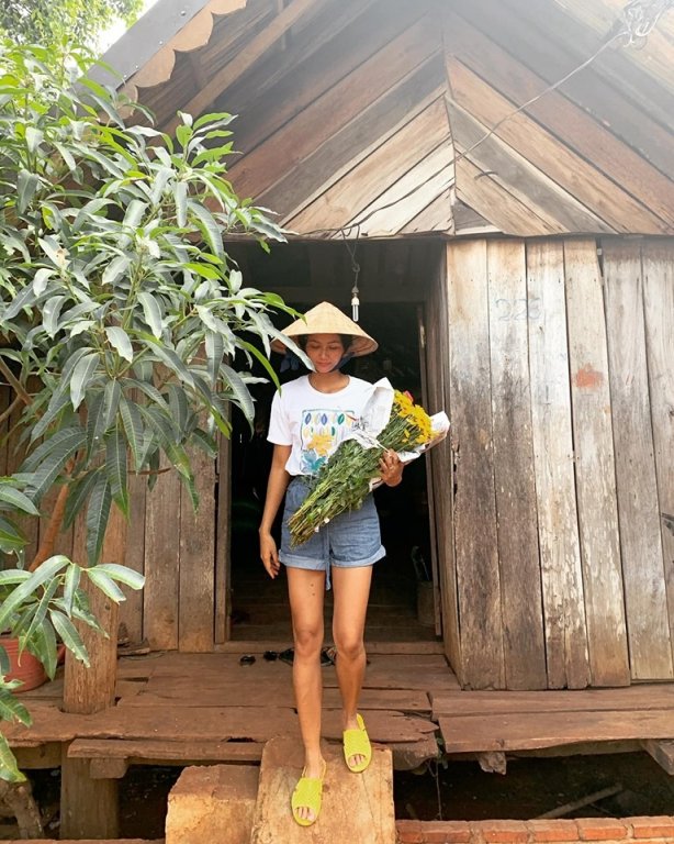 Hình ảnh giản dị của H'Hen Niê