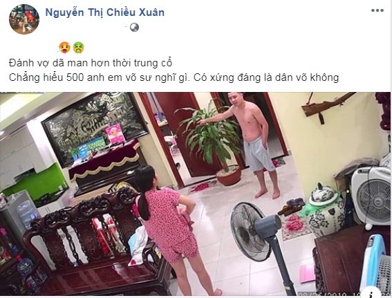 Nghệ sĩ Chiều Xuân chia sẻ lại clip và lên tiếng. 