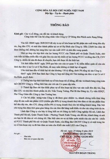 vu-chay-nha-xuong-cong-ty-rang-dong-uoc-tinh-thiet-hai-150-ty-dong