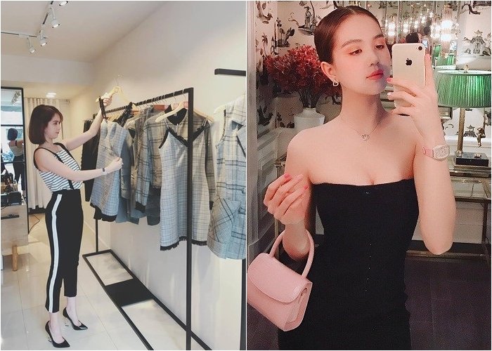 Ngoài ra, Ngọc Trinh còn là bà chủ của một thương hiệu thời trang, spa.