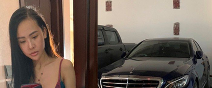 Tú bà và chiếc xe Mercedes tiền tỷ. (Ảnh: IT).