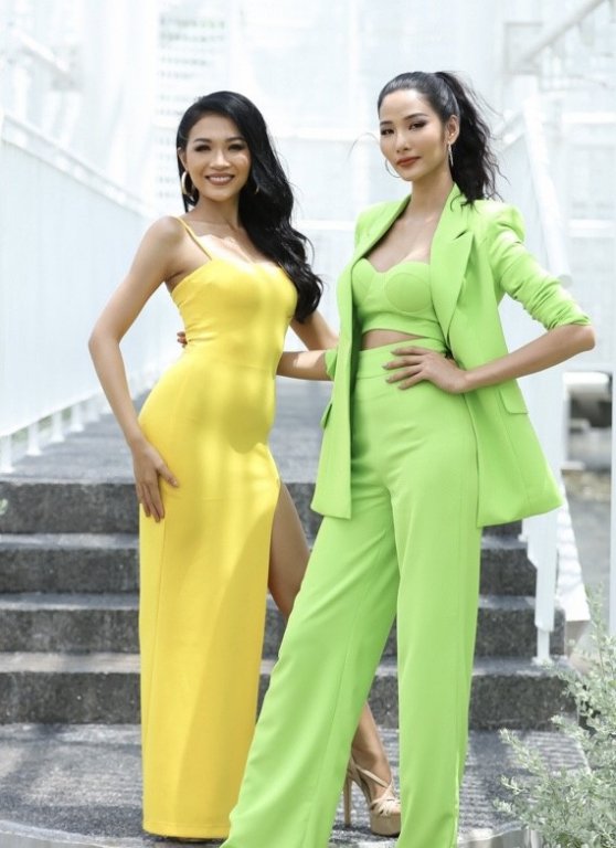 Hoàng Linh - em gái Hoàng Thùy - gây chú ý tại buổi sơ khảo phía Nam cuộc thi Hoa hậu Hoàn vũ Việt Nam ở TP.HCM sáng 6/9.
