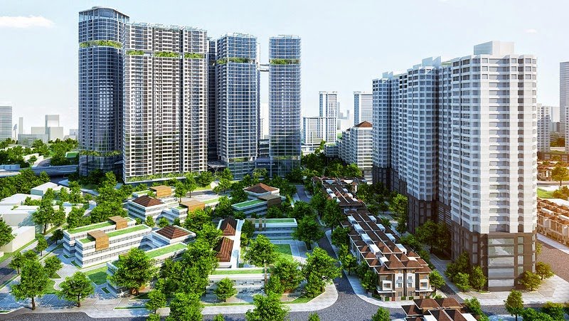 Phối cảnh dự án.