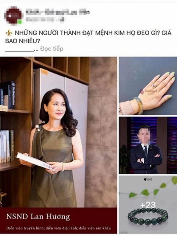 NSND Lan Hương bức xúc vì bị lợi dung hình ảnh: 