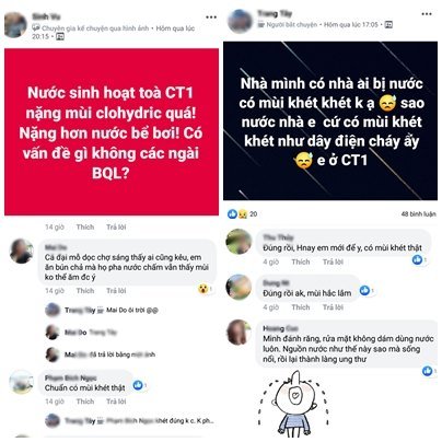 Chỉ đến khi người dân hoang mang phát hiện nước có mùi khét và lên mạng xã hội hỏi thì sự việc mới vỡ lẽ.