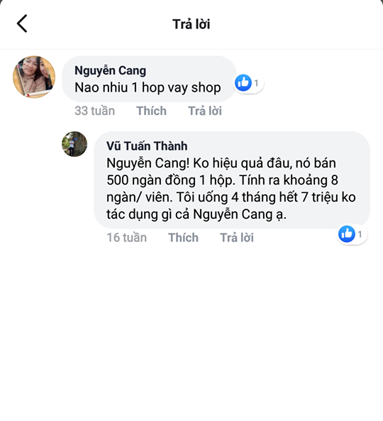 Một người lên mạng tố 