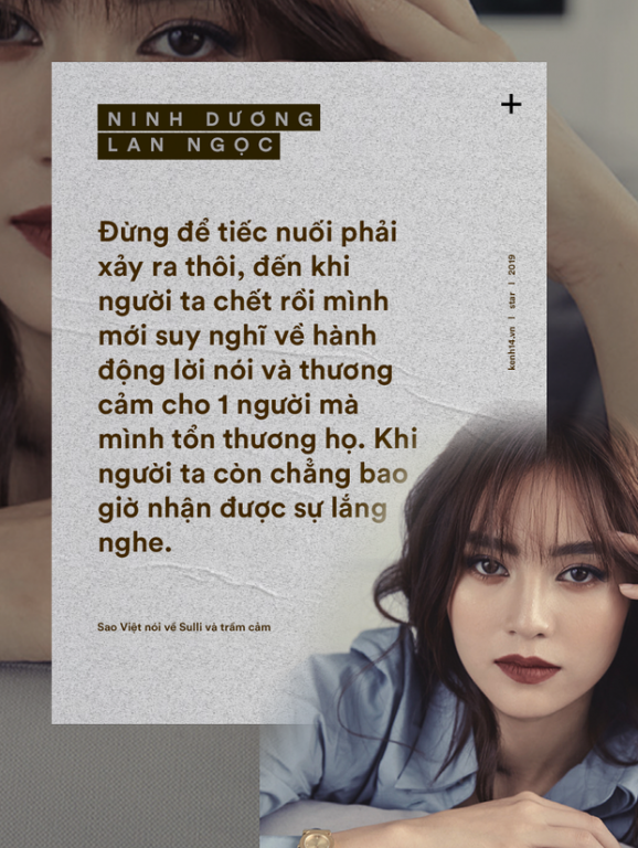 Sulli ra đi ở tuổi 25 và tiếng lòng của loạt sao Vbiz cũng ám ảnh bệnh trầm cảm, sợ những lời đay nghiến! - Ảnh 1. Sulli ra đi ở tuổi 25 và tiếng lòng của loạt sao Vbiz cũng