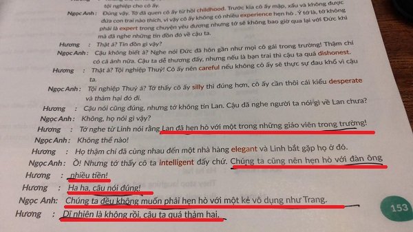 Học sinh sẽ đọc và nhớ gì trong đoạn hội thoại này?