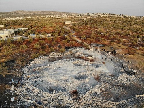 Xem hiện trường tan nát ở nơi lãnh đạo IS al-Baghdadi bị tiêu diệt