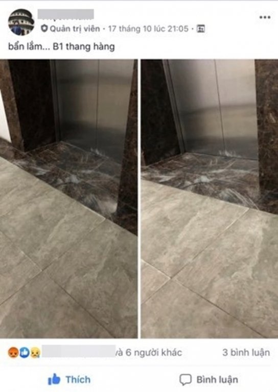 Cư dân Platium Residences tố dịch vụ vệ sinh không sạch.